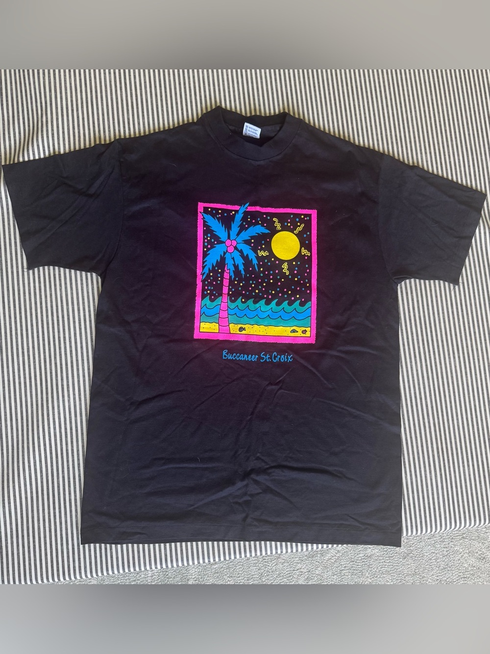 Vintage Neon Buccaneer St Croix Single Stitch Tshirt